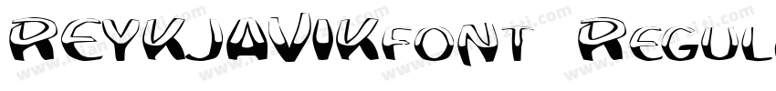 REYKJAVIKfont Regular字体转换